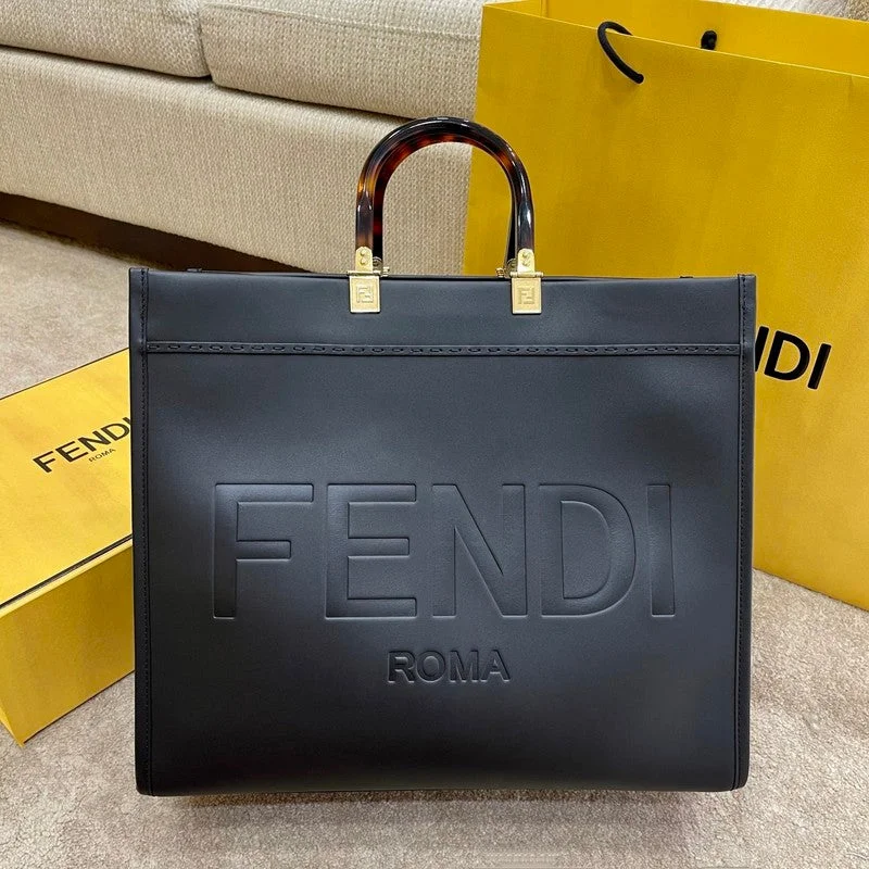 Ladies Fendi Sunshine Shopper bags in a pastel shade like mint for a soft and delicate appearanceWF - Fendi Bags - 117