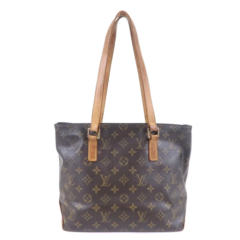 Louis Vuitton bags with a zippered interior pocket for better organizationLouis Vuitton Monogram Cabas Piano Tote Bag Brown M51148