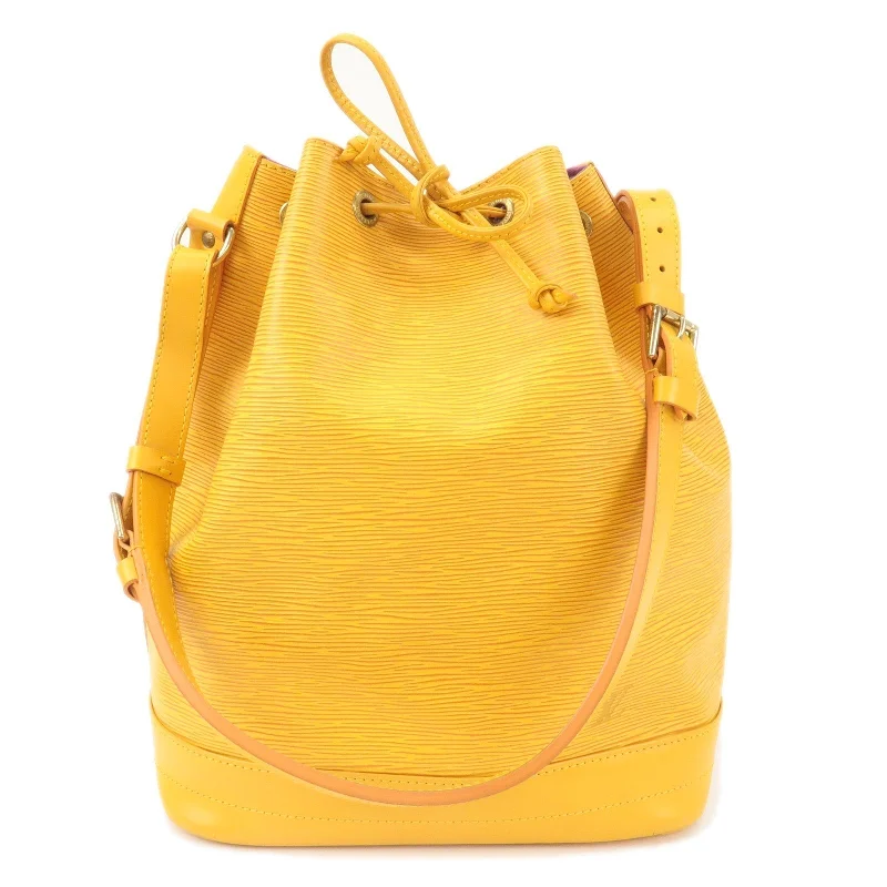 Louis Vuitton Alma bags with a detachable shoulder strap for versatilityLouis Vuitton Epi Leather Noe Shoulder Bag Tassili Yellow M44009