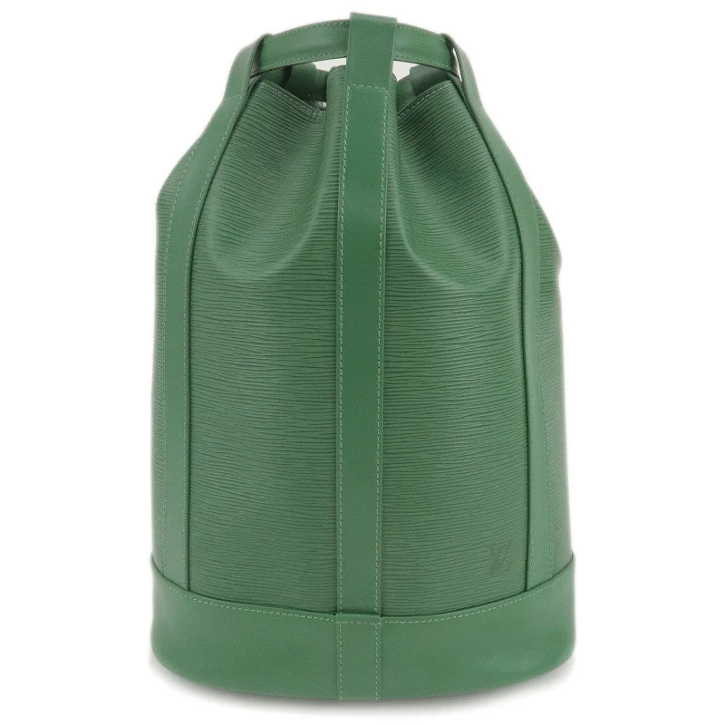 Louis Vuitton Twist bags with a crystal - embellished LV - turnlockLouis Vuitton Epi Randonnee PM Laundry Bag Green M52354