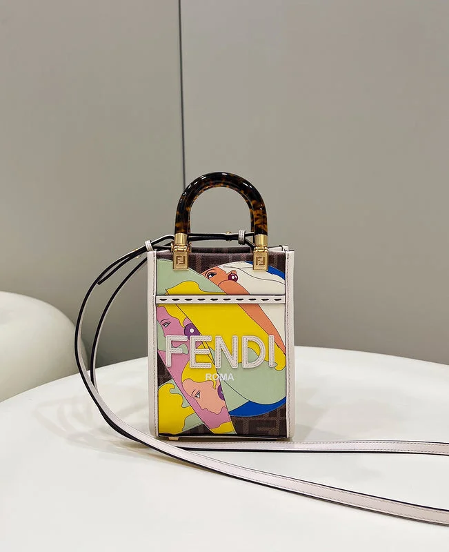 Fendi Baguette bags with a detachable shoulder strap for hands - free convenienceWF - Fendi Bags - 413