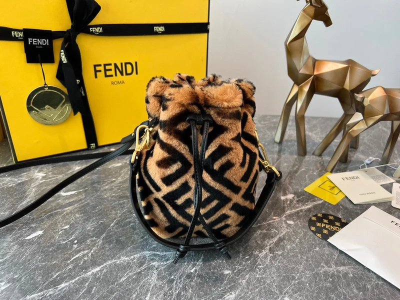 Ladies Fendi shoulder bags with a detachable scarf strap for a stylish and versatile optionWF - Fendi Bags - 127