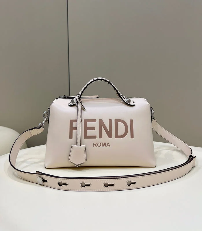 Medium - sized Fendi shoulder bags in rich, deep colors like burgundy for a sophisticated appearanceWF - Fendi Bags - 412