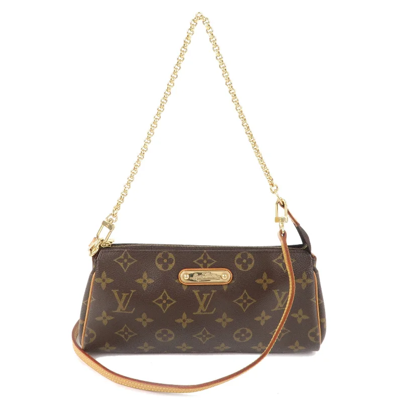 Louis Vuitton Twist bags with a snakeskin - effect panel for a bold lookLouis Vuitton Monogram Eva 2Way Shoulder Bag Strap J00145 M95567