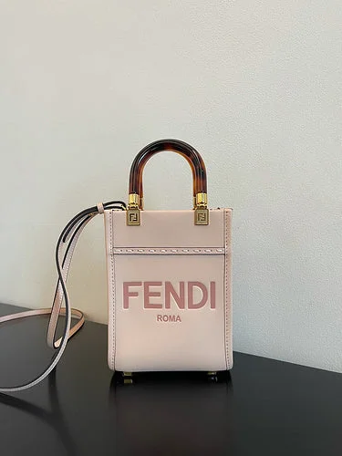 Fendi tote bags with a double - zip closure for enhanced securityBC - FENDI BAGS - 1279