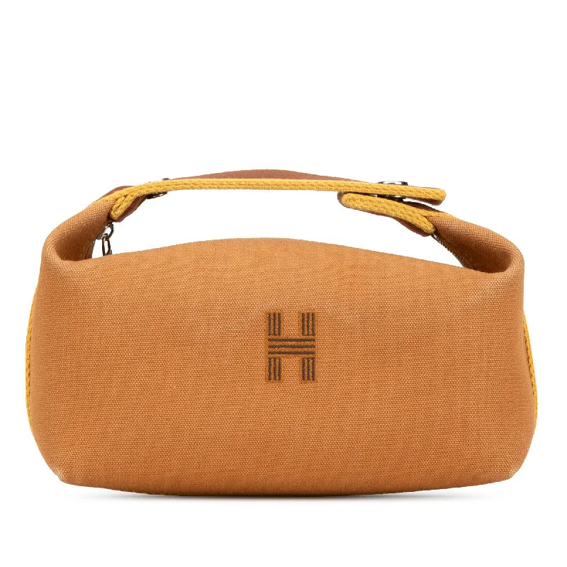 Color - Blocked Hermes Bags for a Bold Fashion StatementBrown Hermès Small Toile Bride A Brac