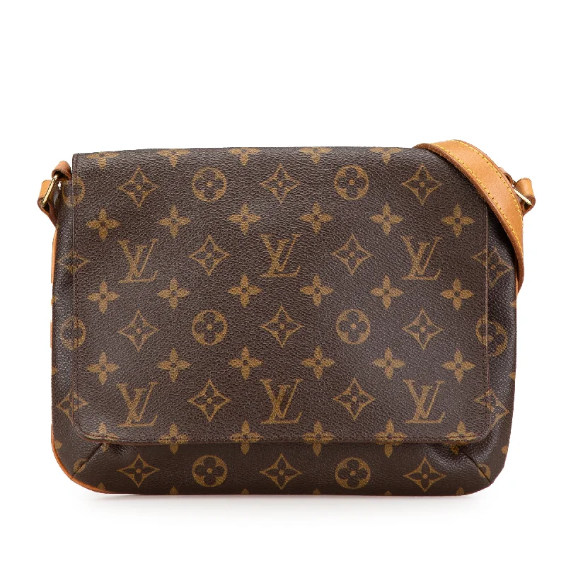 Louis Vuitton Capucines bags with smooth calfskin leather for luxuryBrown Louis Vuitton Monogram Musette Tango Short Strap Shoulder Bag