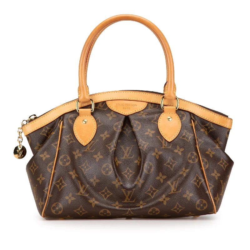 Small - sized Louis Vuitton Pochette Metis bags for a compact carryBrown Louis Vuitton Monogram Tivoli PM Handbag