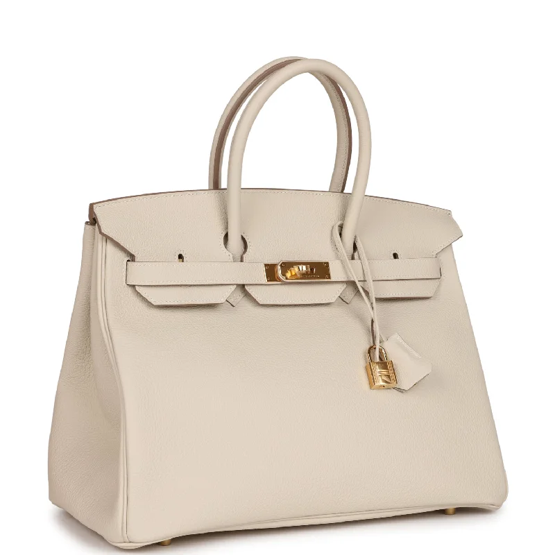 Hermes Bags for the Discerning Luxury CollectorHermes Birkin 35 Craie Togo Gold Hardware