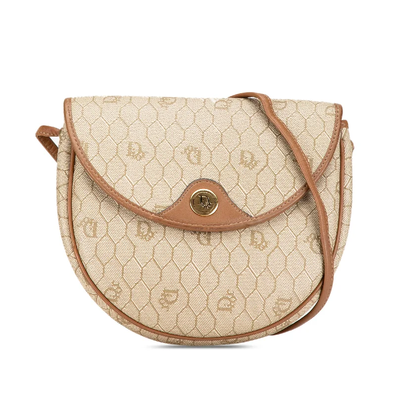 Faux Fur - Trimmed Hermes Bags for Winter SophisticationTan Dior Honeycomb Coated Canvas Crossbody