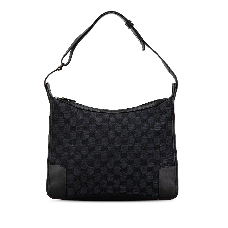 Hermes Bags with Reflective Elements for Safety at NightBlack Gucci GG Canvas Shoulder Bag