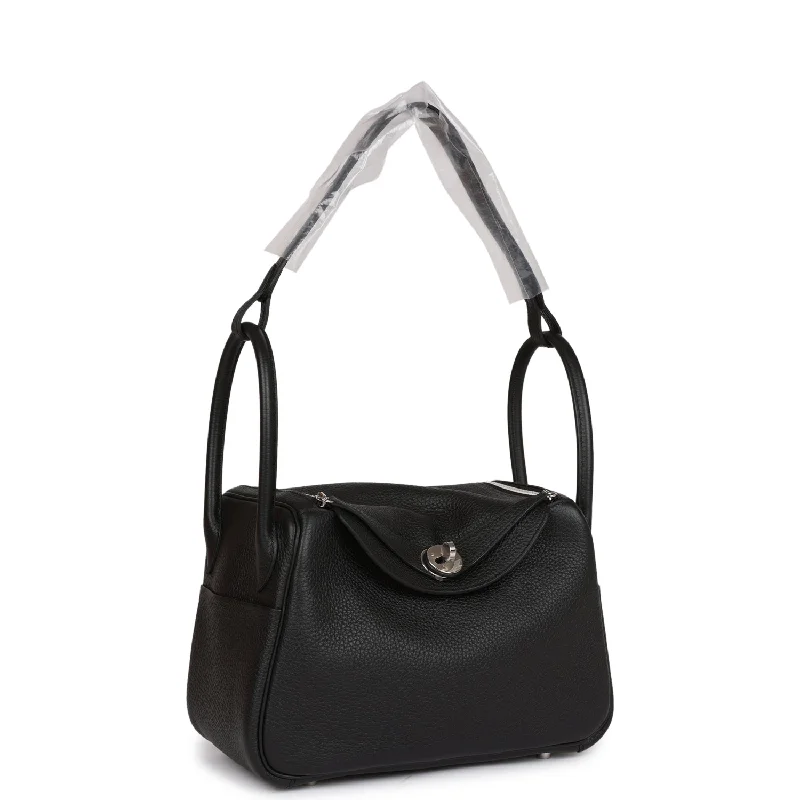 Ergonomic Hermes Etain Bags for Comfortable CarryingHermes Lindy 26 Black Clemence Palladium Hardware