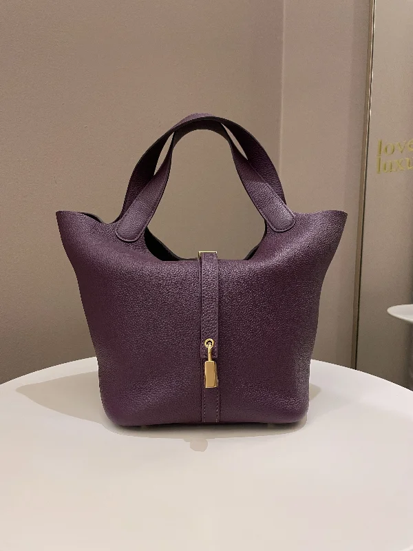 Foldable Hermes Shopping Totes for Added ConvenienceHermes Picotin Lock 22 Cassis Maurice