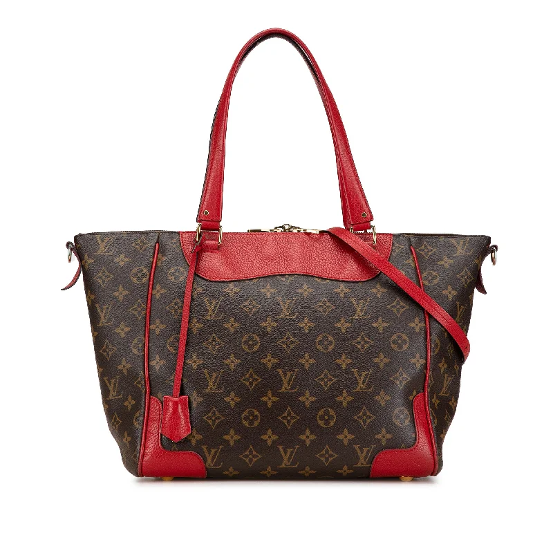 Louis Vuitton Petite Malle bags with a hard - shell structure for uniquenessBrown Louis Vuitton Monogram Estrela MM Satchel