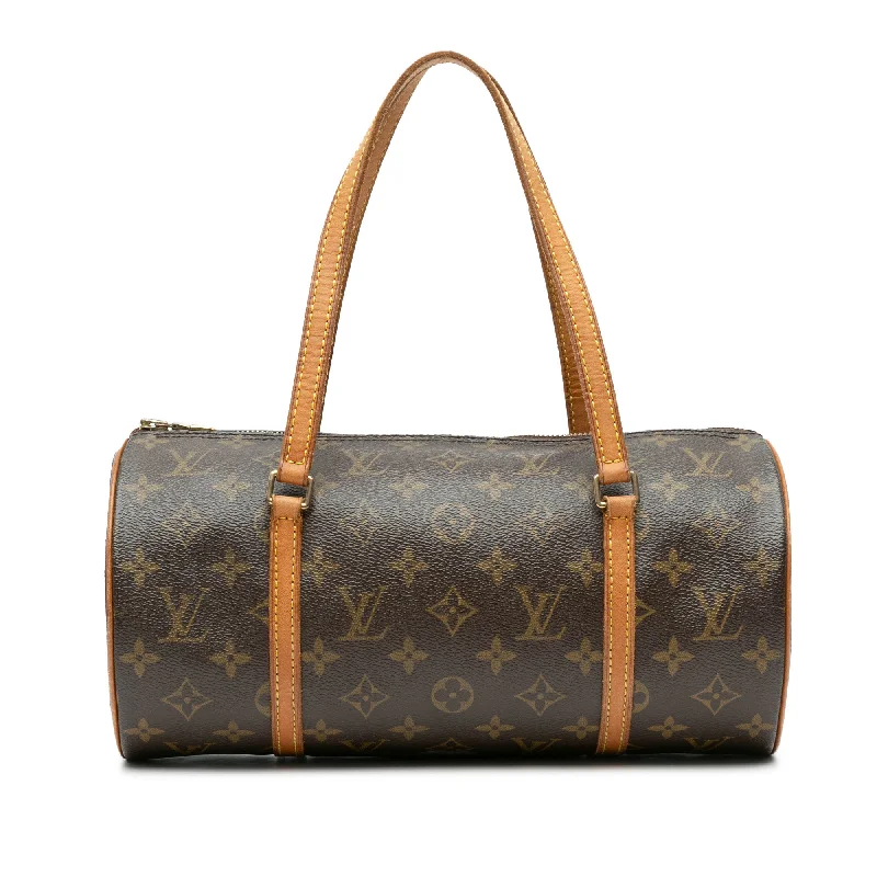 Louis Vuitton backpacks with a hidden back pocket for securityBrown Louis Vuitton Monogram Papillon 30 Handbag