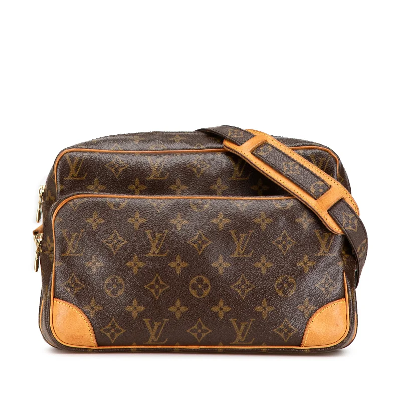 Louis Vuitton crossbody bags with a keychain holder for practicalityBrown Louis Vuitton Monogram Nil Crossbody Bag