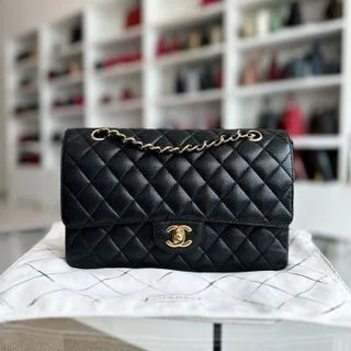 Chanel New Arrival Handbag with Gold HardwareCaviar Black GHW No 13