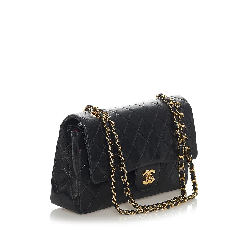 Chanel Chain Strap Handbag for Everyday UseChanel Classic Lambskin Leather Double Flap Bag (30061)