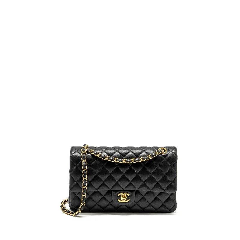 Chanel New Arrival Handbag with Gold HardwareChanel  Medium Classic Double  Flap Bag Lambskin Black GHW